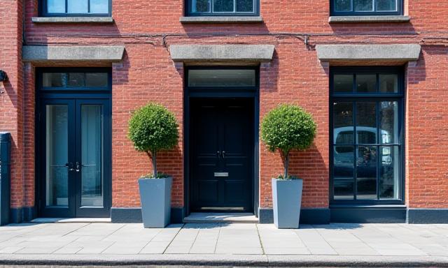 GlacioDraft Solutions London office exterior showing sophisticated brick architecture